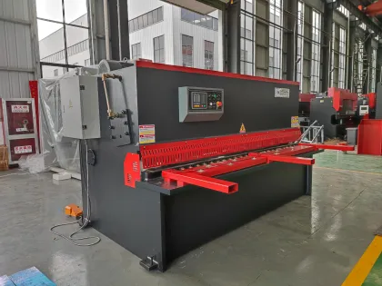 QC12K Series CNC Hydraulic Swing Beam Shearing Equipment with Rexroth Hydraulic System