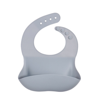 Bavaglino tascabile in silicone 3D per la cattura del cibo per bambini