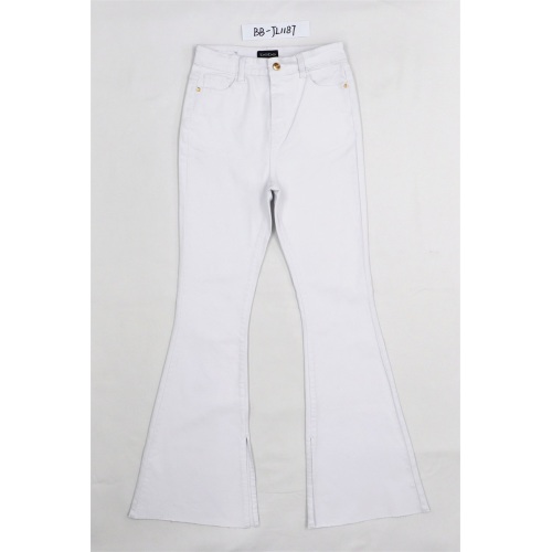 Jeans de moda blanca al por mayor a la venta