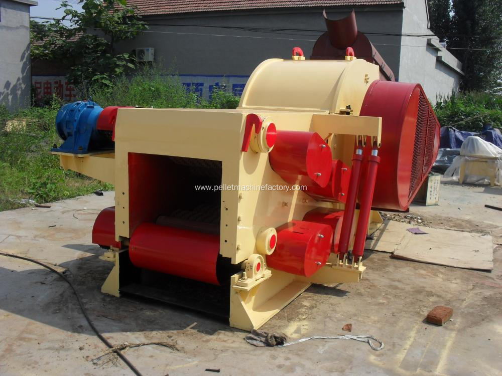 large capacity drum wood chipper shredder for sale