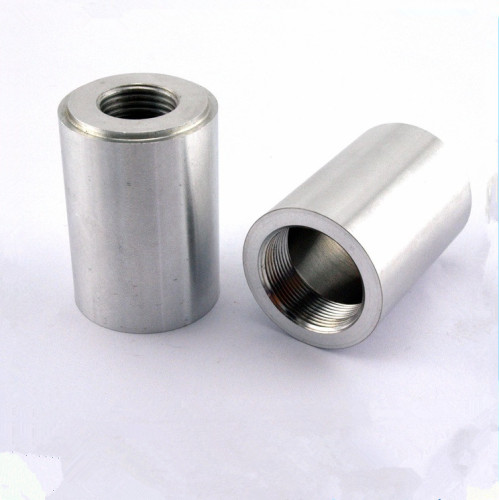 Espaciadores de tuerca de aluminio M8 redondos de cilindro de plata personalizados
