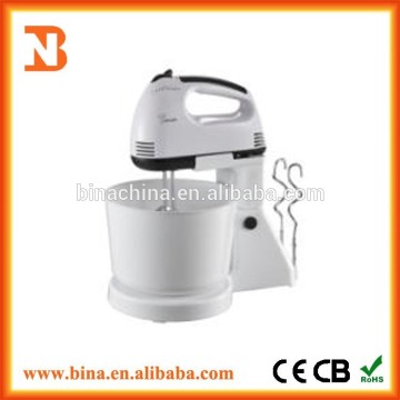 7 speed hand mixer with 2.5L steel bowl