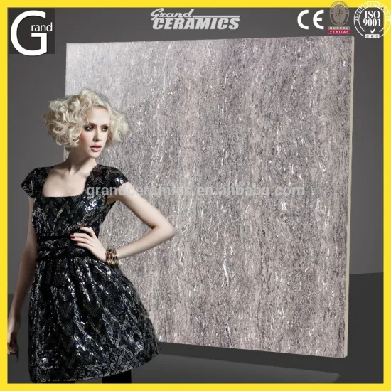 Pearl Jade double loading Brown polished tile Foshan 600*6002015