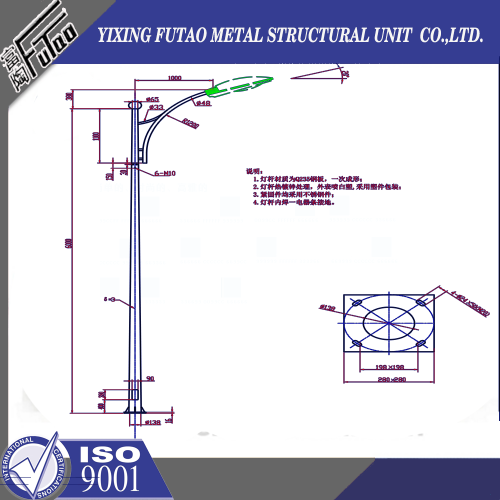 3-12M Steel Poles For Street