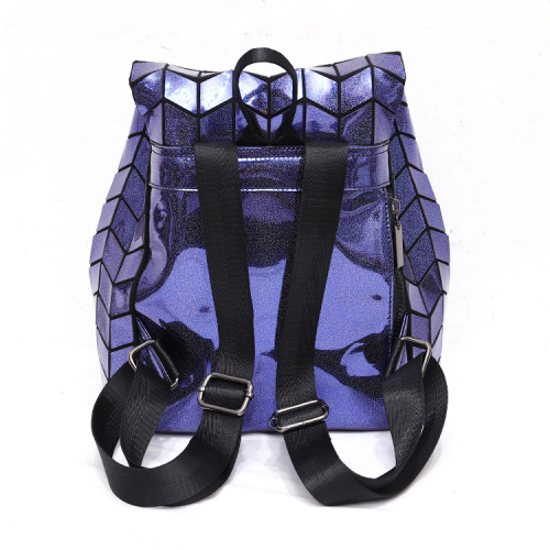 School Backpacks Geometric leather laptop school foldable backpack Manufactory