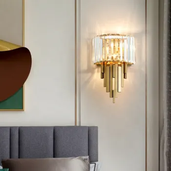 New Simple Modern Aluminum Sand LED Wall Lamp with 2 Lights - Up and Down