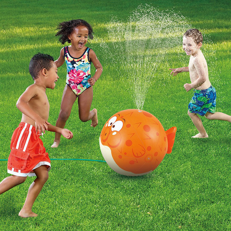 Puffer Fish sprinkler toy Inflatable Party Sprinkler