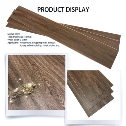 Unilin Click PVC Plastic Flooring 4mm Vinyl Planks Luxury SPC Flooring