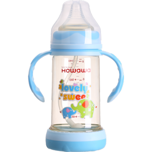 8oz Anti-Flatulence PPSU Baby Feeding Bottle Wide Neck