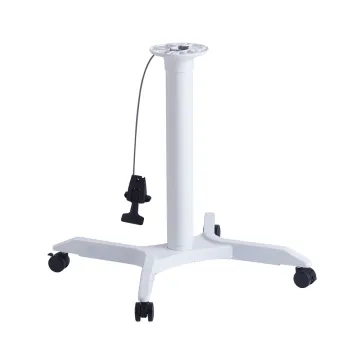 Modern Irregular White Aluminum Table Legs Height Adjustable Table Base