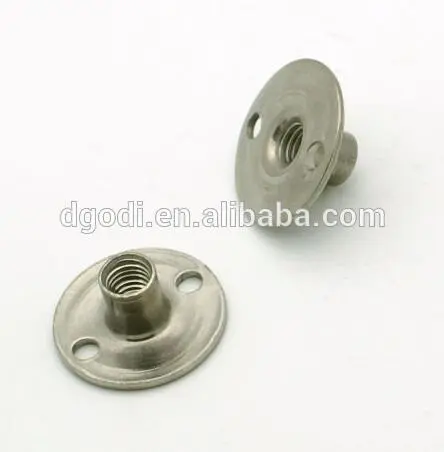 Stainless Steel Tee Nut Round Base