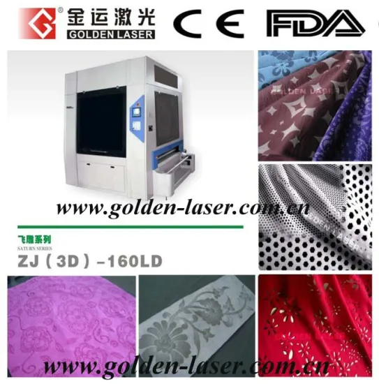 Laser Engraving Textile/Cloth Equipment 1.6m Width X Unlimited Length
