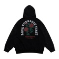 Μόδα ανδρών Rose Alphabet Print Hoodie