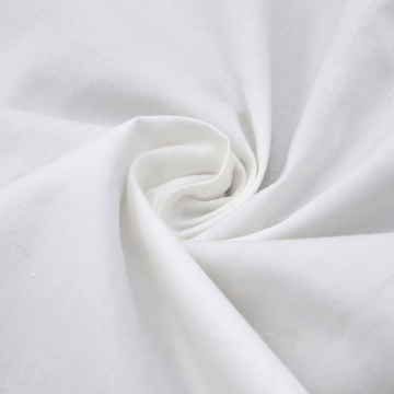 80 Polyester 20 Cotton Air-jet loom White Fabric