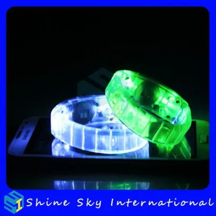 Low Price Professional Party Favor Flashing Glow Bracelet