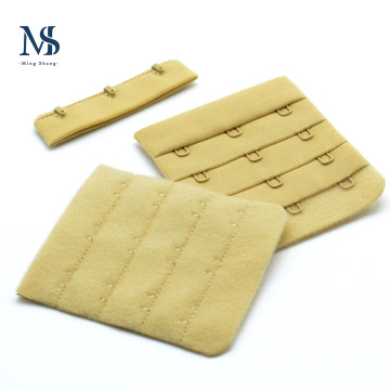 Factory Direct Nylon Plastic 4 Row 3 Hook Bra Fastener for Underwear Accessories
