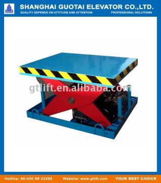 Single scissor lift table