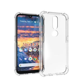 Nokia 4.2 C12 C22 C32 Pro G22 Soft Gel Soft Transparan TPU Kasing Bertahan TPU Dengan Empat Airbag Sudut