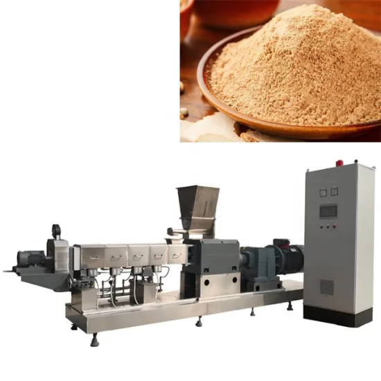 Automatic CE Nutritional Instant Porridge Baby Food Powder Puff Extruder Line