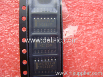 Komponen elektronik kecepatan tinggi logika Cmos Quad Buffer