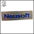 Placas de metal personalizado logotipo en relieve