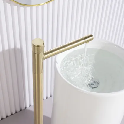 Ouyi Factor Floor Freestanding Bathtub Faucet