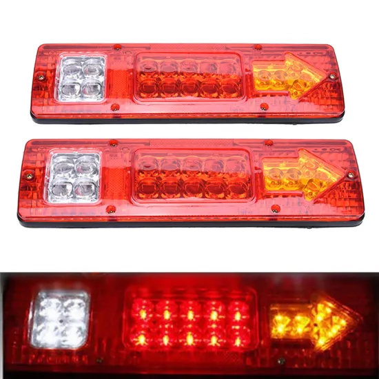 19 LED Tail Light Car Truck Trailer Stop Rear Reverse Turn Indicator Lamp 12V