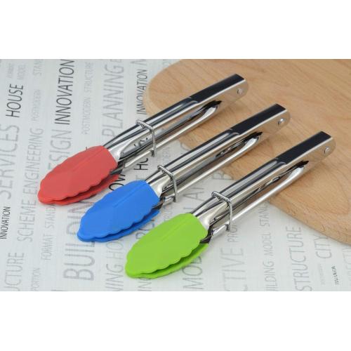 Mini  BBQ salad grilling cooking tongs