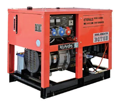 Four Cylinder Horizontal Small Diesel Generator Water Cooling