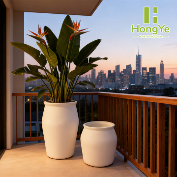 طقم حوض سيراميك أنيق مكون من قطعتين للديكور الزهري