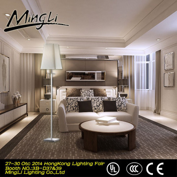 New Design Modern Fabric Floor Lamp For Hotel Home Chamber