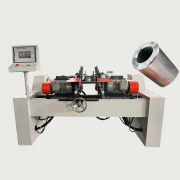 Double Head High Speed Automatic Brass Deburring and Chamfering Machine for Round Bars and Tubes