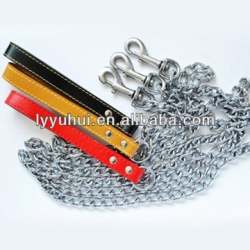 High strength iron pets and animals chain with handle