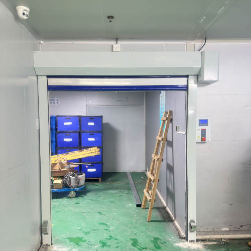 Automatic Internal PVC Fabric Fast Rolling Door