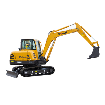 SDLG E660FL Kubota Engine Compact Bagger Digger 6 Ton Excavator