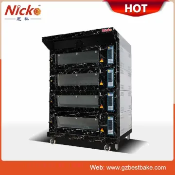 4 Deck 8 Trays Baking Machine Bakery Equipment Pizza Oven Baking Oven