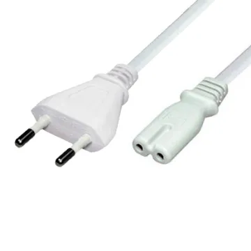 Custom Length EU female power cord with IEC C7 end