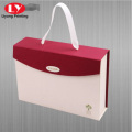 New design magnetic closure paper bag with handle