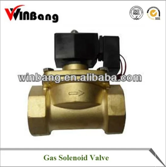 Mute Brass Energy Saving Gas Solenoid Valve