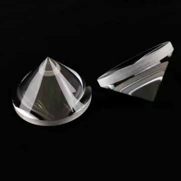 Optical Glass BK7/K9 Plano Negative Axicon Convex Mirror Cone Prism