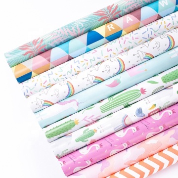 Eco-Friendly Printed Christmas Gift Wrapping Paper & Tissue Paper for Sustainable Gift Packaging