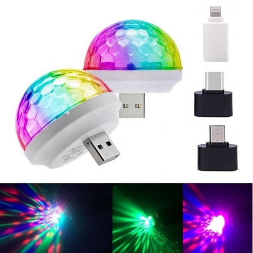 Sound Activated USB Powered Party Light