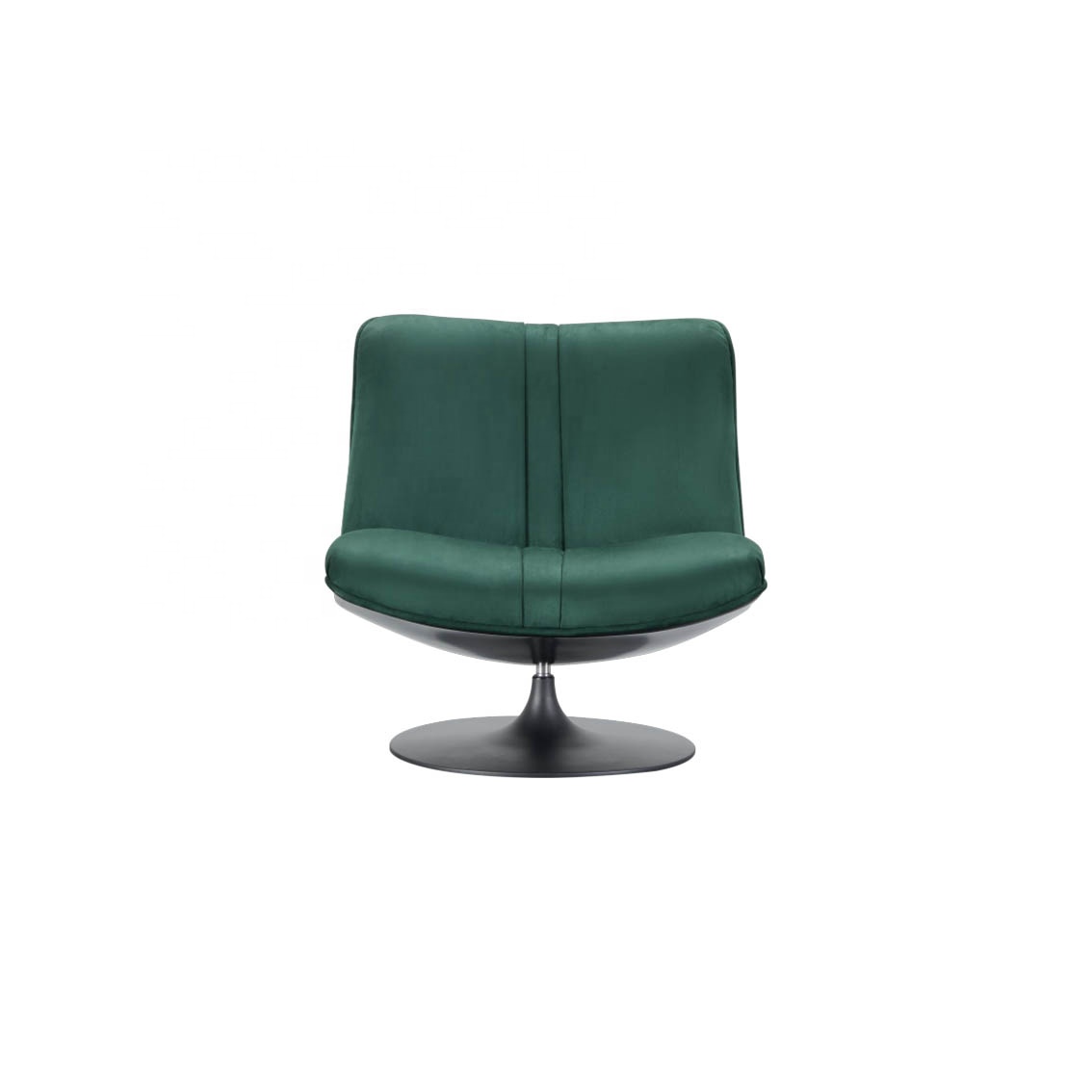 Komfortable Wildleder Leisure Lounge Rotatable Fiberglass Stuhl Hotel Freizeitsofa Stuhl