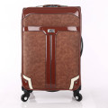 Klasik vintage PU kulit bagasi perjalanan bisnis