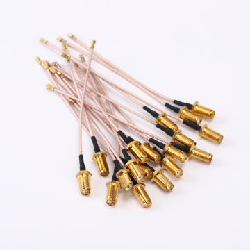 RF 1.13 Coaxial IPEX to SMA Female Cable with GSM Antenna Extension Cable: High-Quality RF Cable Solutions