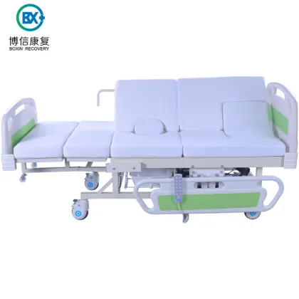 Electric Hospital Nursing Bed With Toilet