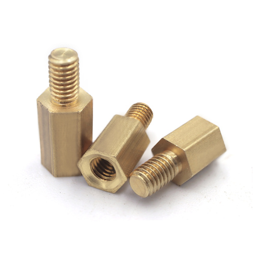 hexagonal copper column isolation male female set screws