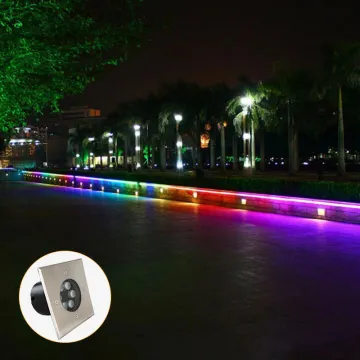 IP65 Waterproof Factory LED Underground Lights for Outdoor Garden Deck Terrace - 3W/6W/9W RGB Recessed Inground Spot Lights