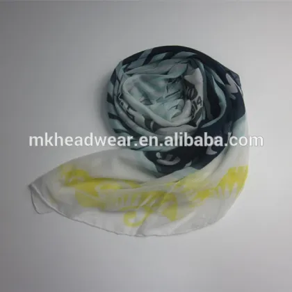 women world cup printed soft touch voile shawl
