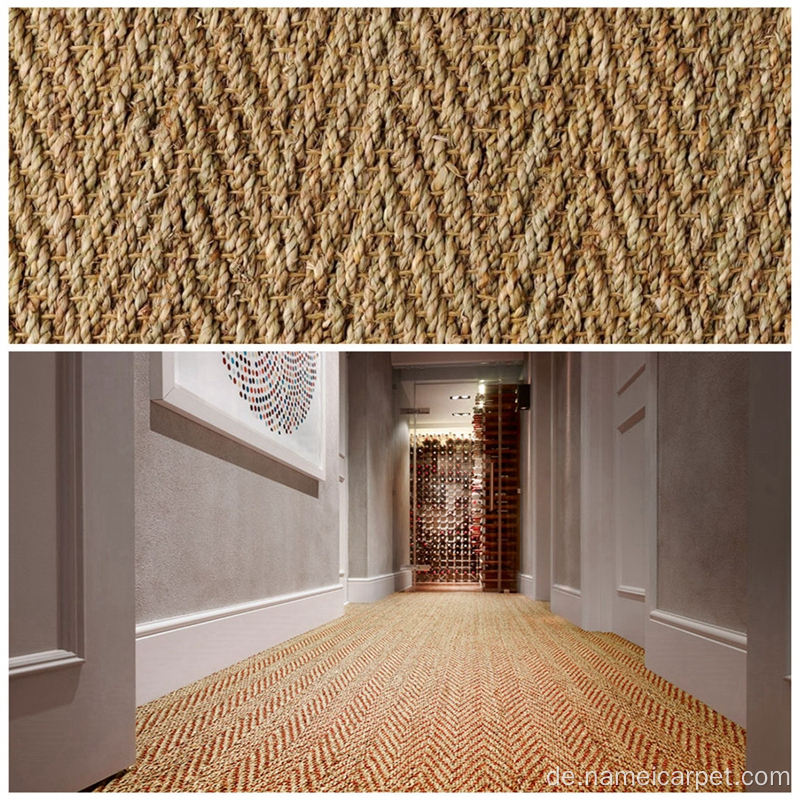 Natürliche Seegras-Wand-zu-Wand-Boden Teppiche für Wohnzimmer